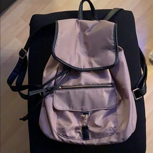 Beige backpack kiss me couture